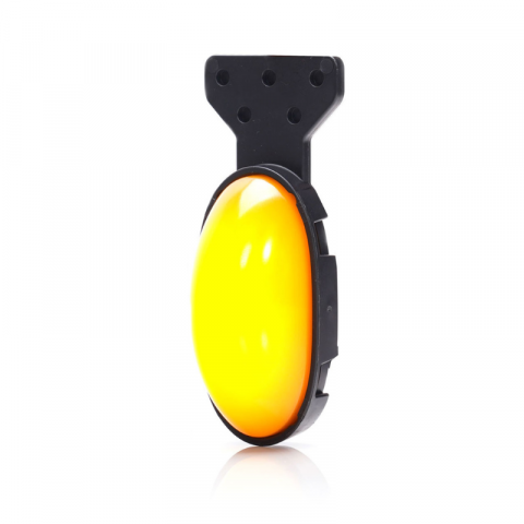 Lumini, Becuri, Proiectoare - Lampa gabarit portocalie cu LED, pozitie si semnalizare, efect neon, 7.5cm
