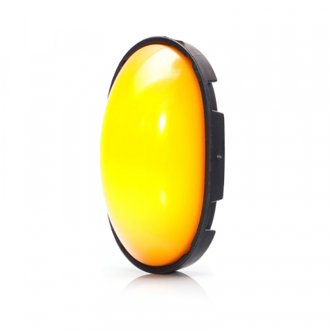Lampi Gabarit LED - Lampa gabarit portocalie cu LED, pozitie si semnalizare, efect neon, 7.5cm