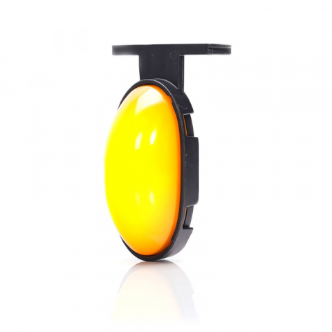 Lampa gabarit portocalie cu LED, pozitie si semnalizare, efect neon, 7.5cm