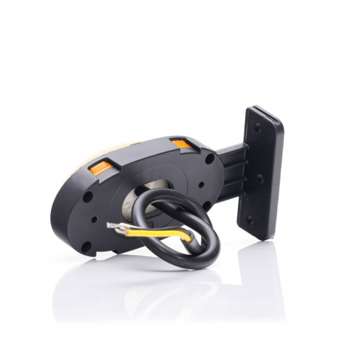 Lampa gabarit portocalie cu LED, pozitie si semnalizare, efect neon, 7.5cm [2]