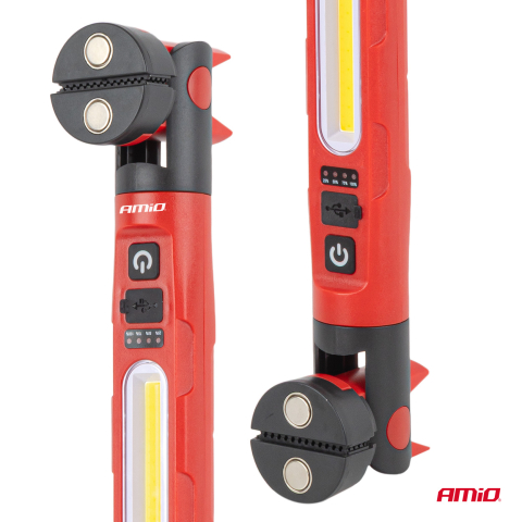 Lampa inspectie LED pliabila cu magnet, acumulator 4000 mAh, 20 W [8]