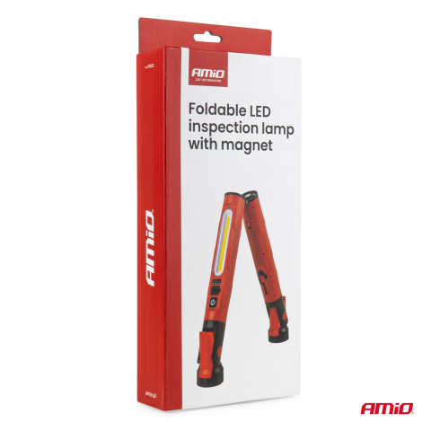 Lampa inspectie LED pliabila cu magnet, acumulator 4000 mAh, 20 W [10]