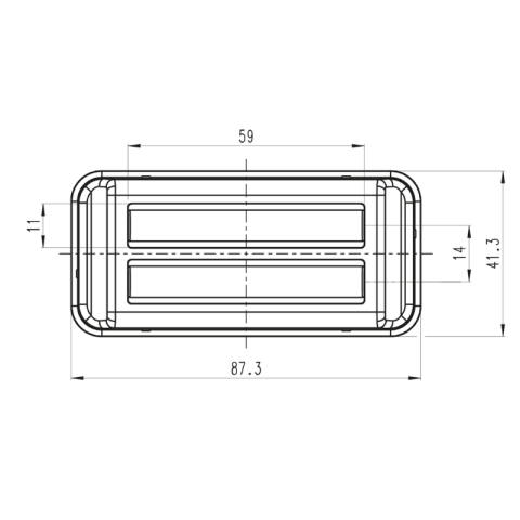Lampa LED auto, 12/24V, universal rosu/galben/alb, IP6K9K [8]