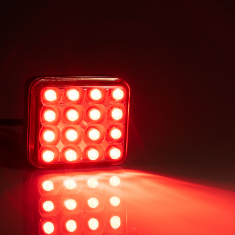 Lampa LED ceata, 12/24V, 10cm, cu cablu [1]