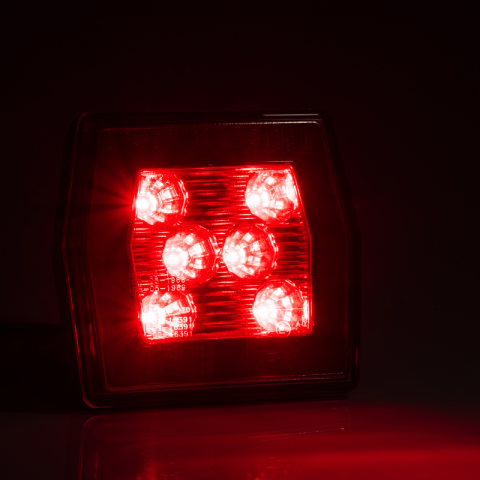 Lampa LED cu functie de pozitie si ceata, 12/24V, 10cm, cu cablu [4]