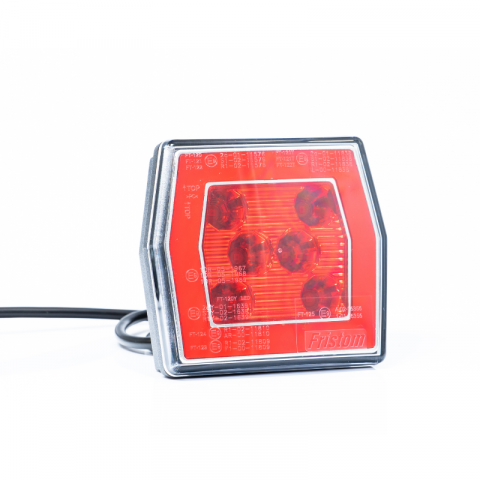 Lumini, Becuri, Proiectoare - Lampa LED cu functie de pozitie si ceata, 12/24V, 10cm, cu cablu