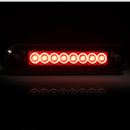 Lumini, Becuri, Proiectoare - Lampa LED de gabarit fumurie, Dark, 12 x 2.8cm, 12 / 24V