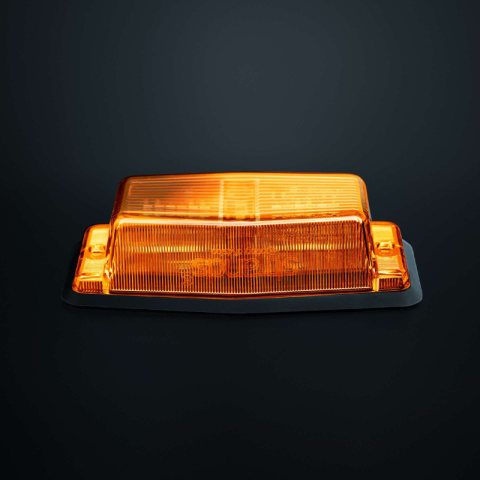 Lampa LED de Gabarit Laterala, Double Burner, cu stroboscop, Portocalie, 12/24V, IP69K [8]