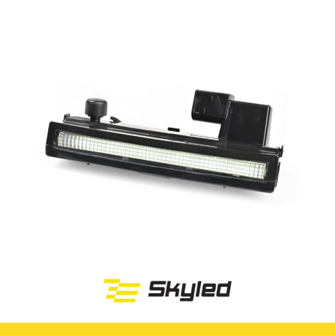Lumini, Becuri, Proiectoare - Lampa LED de gabarit, pentru parasolar Scania NG 2016+ cu lumina alba, 24V, Plug & Play