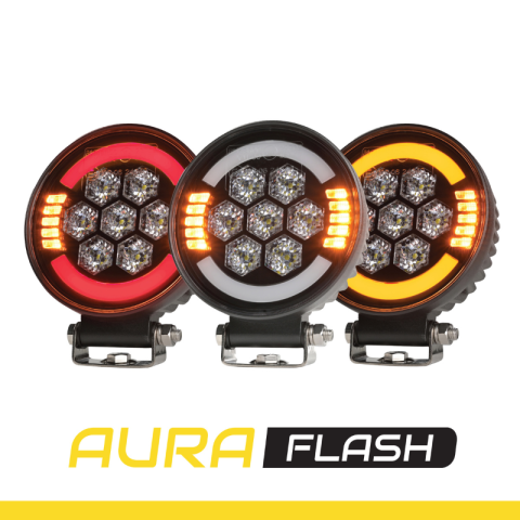 Lampa LED de lucru, SKYLED Aura C35F, 35W, 3500Lm, Lumina Pozitie si Girofar R65 [1]