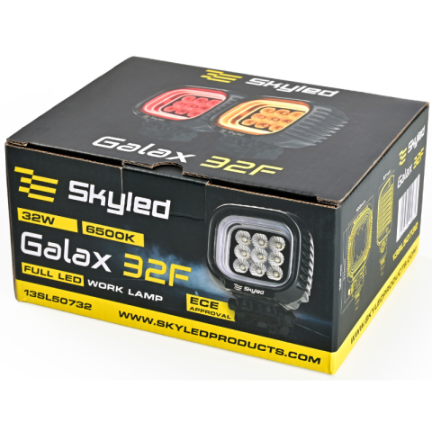 Lampa LED de lucru, SKYLED GALAX 32F, 32W, 9-32V, Pozitie Portocalie/Rosie, IP67, Offroad [14]