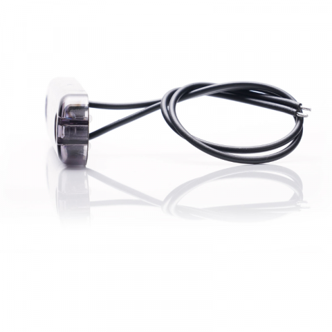 Lampa LED de pozitie, gabarit alb, galben si rosu DARK, 12/24V, 8.38 x 2.42cm [4]