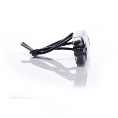 Lampa LED de pozitie, gabarit alb, galben si rosu DARK, 12/24V, 8.38 x 2.42cm [6]
