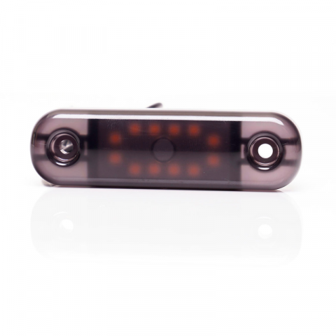 Lampa LED de pozitie, gabarit alb, galben si rosu Fumuriu, 12/24V, 8.4 x 2.4cm [12]