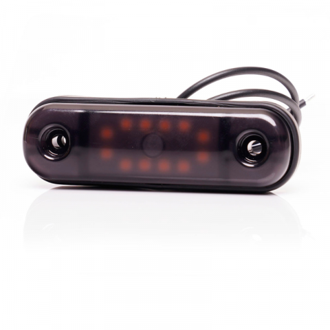Lampa LED de pozitie, gabarit alb, galben si rosu Fumuriu, 12/24V, 8.4 x 2.4cm [11]
