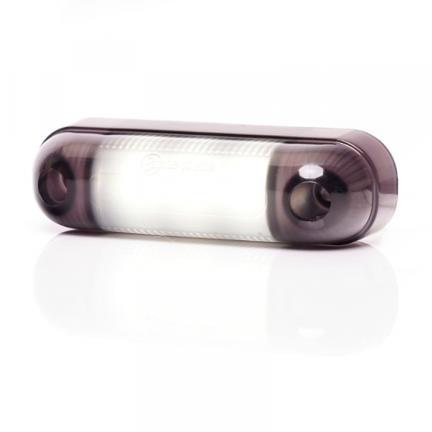 Lampa LED de pozitie, gabarit alb, galben si rosu Fumuriu, 3 x LED, 12/24V, 8.4 x 2.4cm [1]