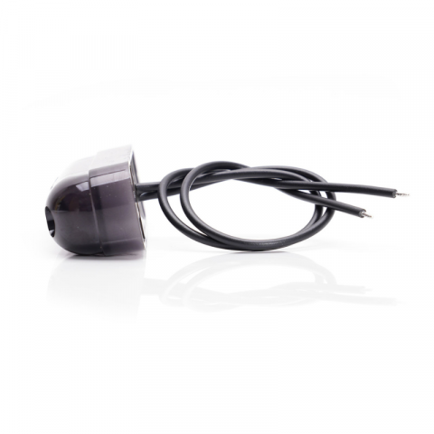 Lampa LED de pozitie, gabarit alb, galben si rosu Fumuriu, 3 x LED, 12/24V, 8.4 x 2.4cm [9]