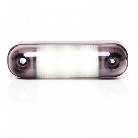 Lampa LED de pozitie, gabarit alb, galben si rosu Fumuriu, 3 x LED, 12/24V, 8.4 x 2.4cm [0]