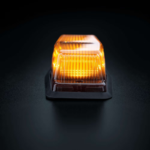 Lampa LED Double Burner IZE LED Black, Pozitie Alb/Portocaliu si Stroboscop, 12V, 24V, IP69K, 21 Pattern-uri, 12.5 x 5.2cm, Lentila Dark [3]