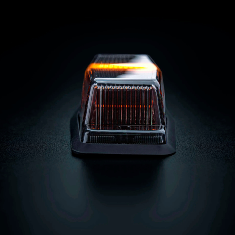 Lampa LED Double Burner IZE LED Black, Pozitie Alb/Portocaliu si Stroboscop, 12V, 24V, IP69K, 21 Pattern-uri, 12.5 x 5.2cm, Lentila Dark [4]