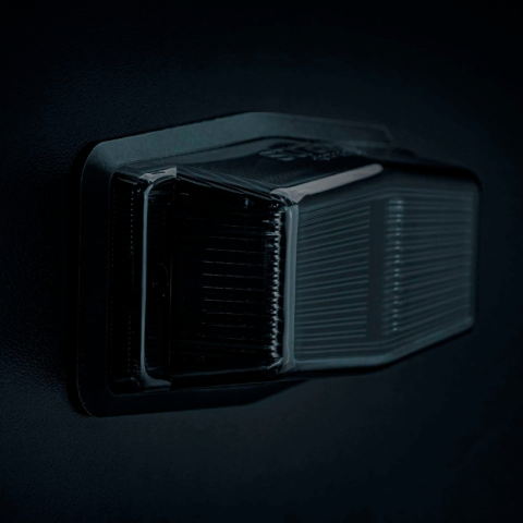 Lampa LED Double Burner IZE LED Black, Pozitie Alb/Portocaliu si Stroboscop, 12V, 24V, IP69K, 21 Pattern-uri, 12.5 x 5.2cm, Lentila Dark [9]