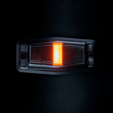 Lampa LED Double Burner IZE LED Black, Pozitie Alb/Portocaliu si Stroboscop, 12V, 24V, IP69K, 21 Pattern-uri, 12.5 x 5.2cm, Lentila Dark [2]