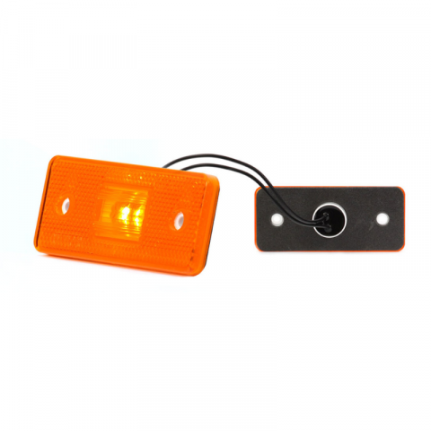Lampa LED gabarit, 12/24V, 10.9cm, lumina portocalie, W17D [1]