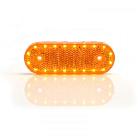 Lampi Gabarit LED - Lampa LED gabarit ADR si semnalizare, cu suport vertical, 12/24V, 11.4cm, W135