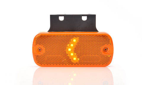 Lampi Gabarit LED - Lampa LED gabarit cu suport vertical, 1224V, 10.54cm, lumina portocalie, si mufa Click-in - WAS 901-J0.5
