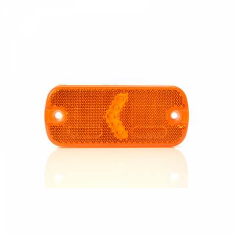 Lampa LED gabarit cu suport vertical, 12/24V, 10.54cm, lumina portocalie W127 [4]