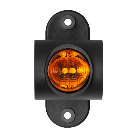 Lampa LED gabarit, Graphite, 12/24V, universala, suport scurt drept, 6.4 x 5.5 x 10cm [4]