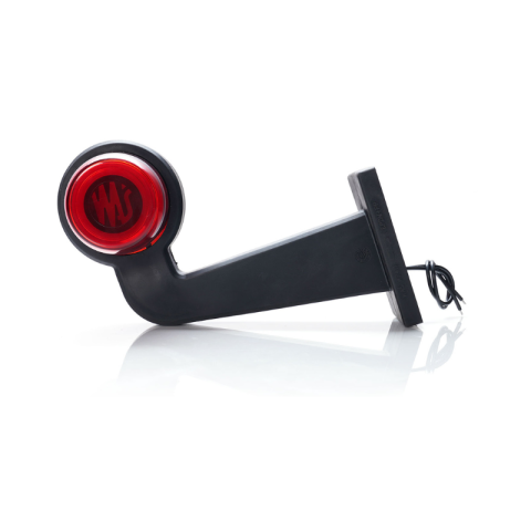 Lampa LED gabarit lateral remorca, suport brat cot drept, 12V-24V, cablu 18cm [3]