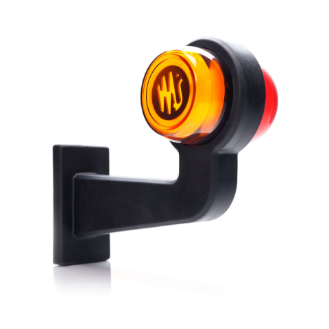 Lampa LED gabarit lateral remorca, suport brat cot drept, 12V-24V, cablu 18cm [1]