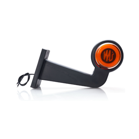 Lampa LED gabarit lateral remorca, suport brat cot drept, 12V-24V, cablu 18cm [4]