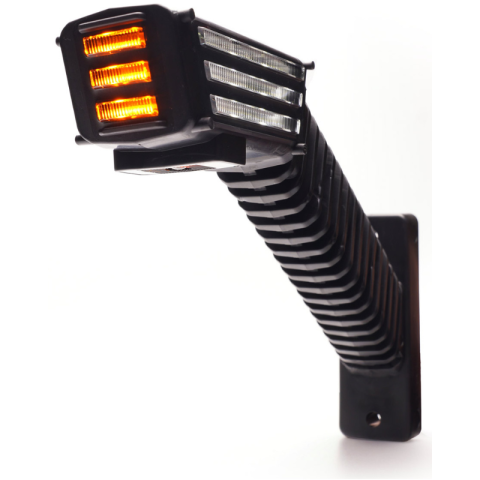 Lampi Gabarit LED - Lampa LED Gabarit SPOT cu brat lung, 19.9cm, 12/24V, Stanga/Dreapta, IP6K9K