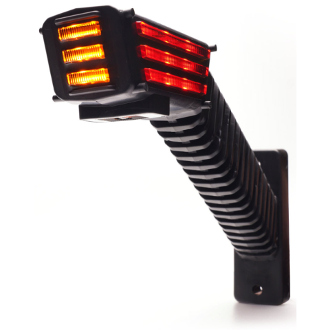 Lampi gabarit cu brat auto si remorci - Lampa LED Gabarit SPOT cu brat, 12/24V, Stanga/Dreapta, IP6K9K