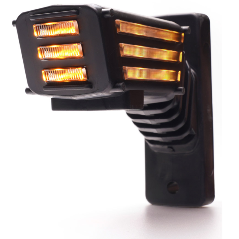 Lumini, Becuri, Proiectoare - Lampa LED Gabarit SPOT cu brat lung, cu semnalizare, 12.1cm, 12/24V, Stanga/Dreapta, IP6K9K