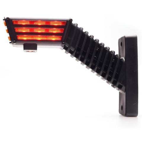 Lampa LED Gabarit SPOT cu brat lung, cu semnalizare, 16cm, 12/24V, Stanga/Dreapta, IP6K9K [1]