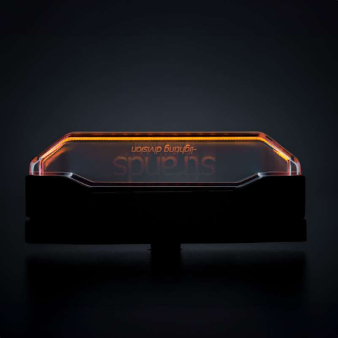 Lampa LED Laterala Firefly See Me, cu Stroboscop si Lumina de Gabarit, Portocalie, 12/24V [2]