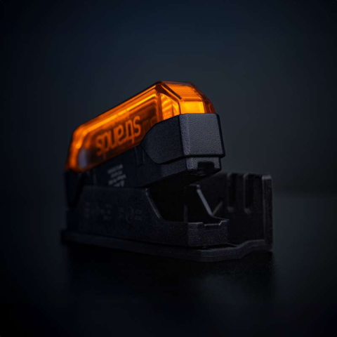 Lampa LED Laterala Firefly See Me, cu Stroboscop si Lumina de Gabarit, Portocalie, 12/24V [4]