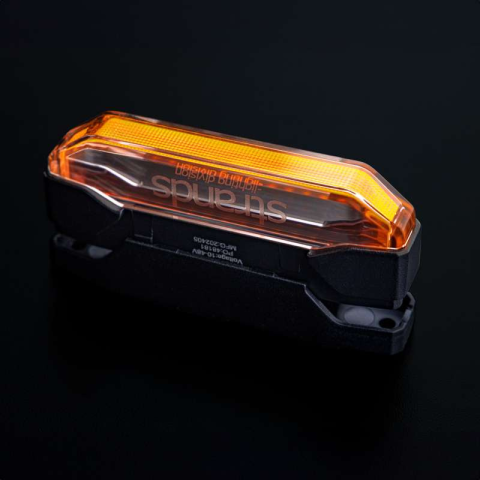 Lampa LED Laterala Firefly See Me, cu Stroboscop si Lumina de Gabarit, Portocalie, 12/24V [12]
