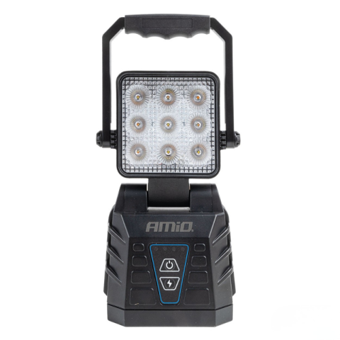 Lampa LED lucru si avertizare, 15W, portabila cu baterie [1]