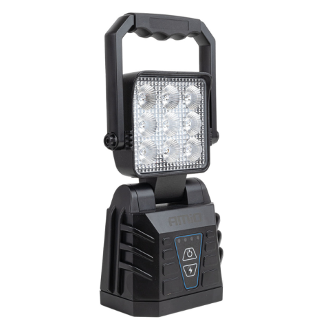 Lanterne de lucru si becuri - Lampa LED lucru si avertizare, 15W, portabila cu baterie