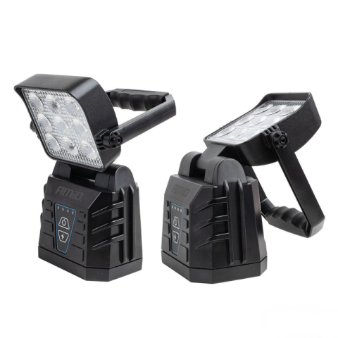 Lampa LED lucru si avertizare, 15W, portabila cu baterie [4]