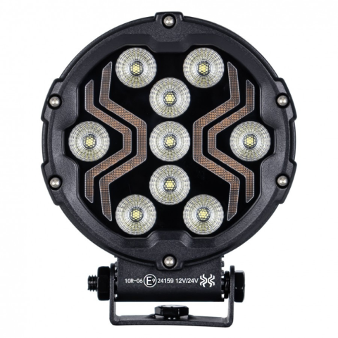 Lampa LED lucru X-SPIDER 3, L0196, 12/24V cu Banda LED Portocalie, IP67 [2]
