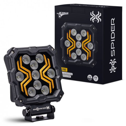 Lampa LED Lucru X-SPIDER L0195, 18W, 12/24V, IP67, 9 LED