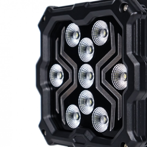 Lampa LED Lucru X-SPIDER L0195, 18W, 12/24V, IP67, 9 LED [10]