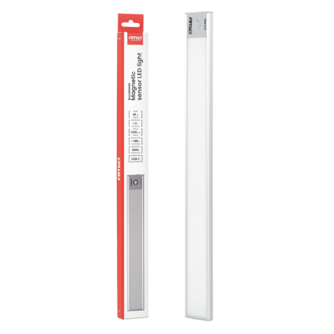 Proiectoare si lampi de lucru - Lampa LED magnetica, senzor de miscare si crepuscular, 1000mAh, reincarcabila