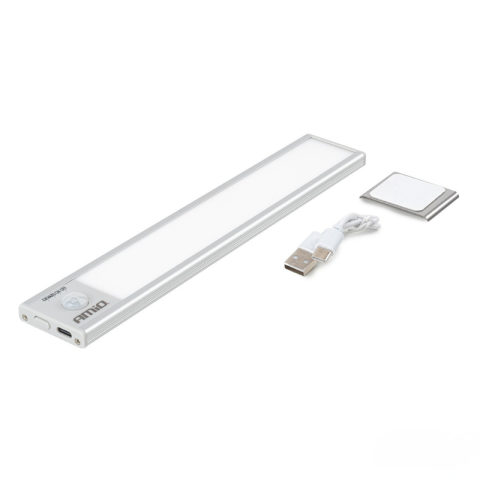 Lampa LED magnetica, senzor de miscare si de lumina, 1000mAh, reincarcabila [1]