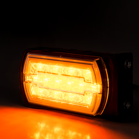 Lampa LED Tripla multifunctionala, 13.4cm, 12V-24V, pozitie, semnalizare fata, semnalizare laterala, efect NEON [2]